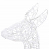 Świąteczne renifery, akrylowe, 300 niebieskich diod LED