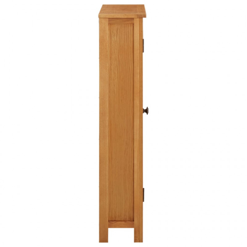 Szafka, 50x22x110 cm, lite drewno dębowe