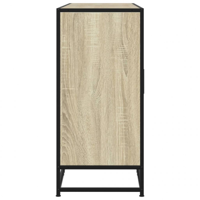 Szafka, dąb sonoma, 134x35x76 cm, materiał drewnopochodny