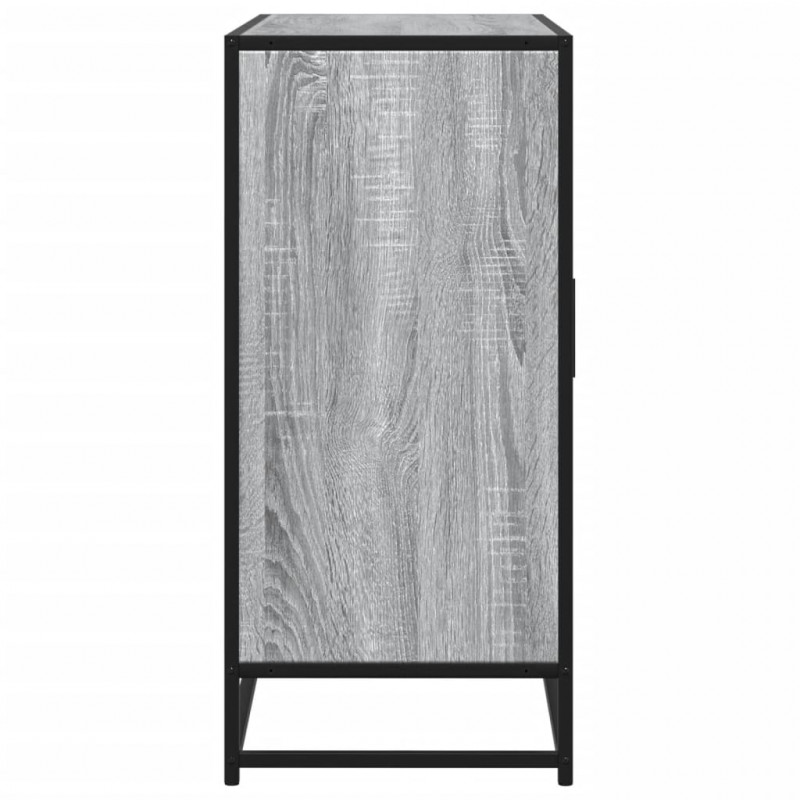 Szafka, szary dąb sonoma, 92x35x76 cm, materiał drewnopochodny