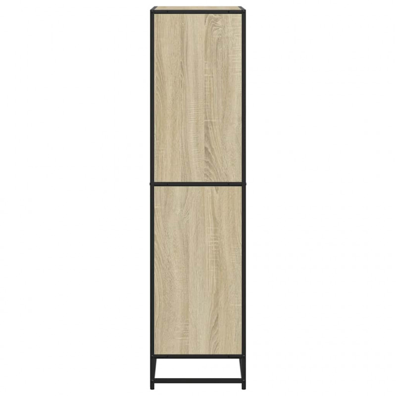 Regał, dąb sonoma, 60x35x139 cm, materiał drewnopochodny