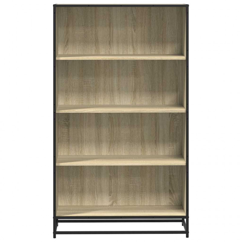 Regał, dąb sonoma, 80,5x35x139 cm, materiał drewnopochodny