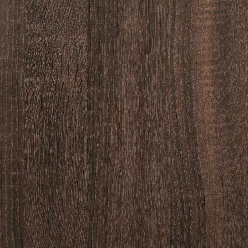 Regał, brązowy dąb, 60x35x170,5 cm, materiał drewnopochodny