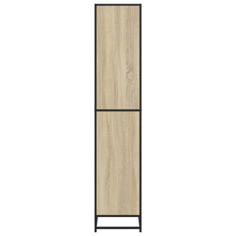 Regał, dąb sonoma, 80,5x35x170,5 cm, materiał drewnopochodny