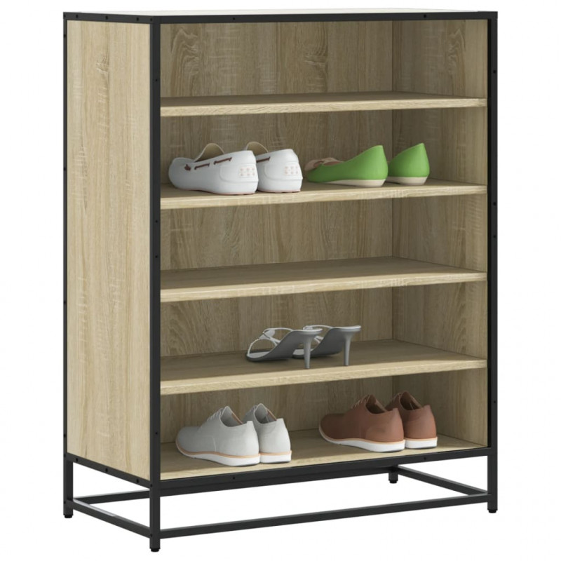 Szafka na buty, dąb sonoma, 75x38x97,5 cm