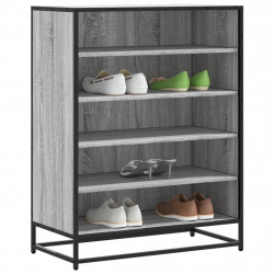 Szafka na buty, szary dąb sonoma, 75x38x97,5 cm