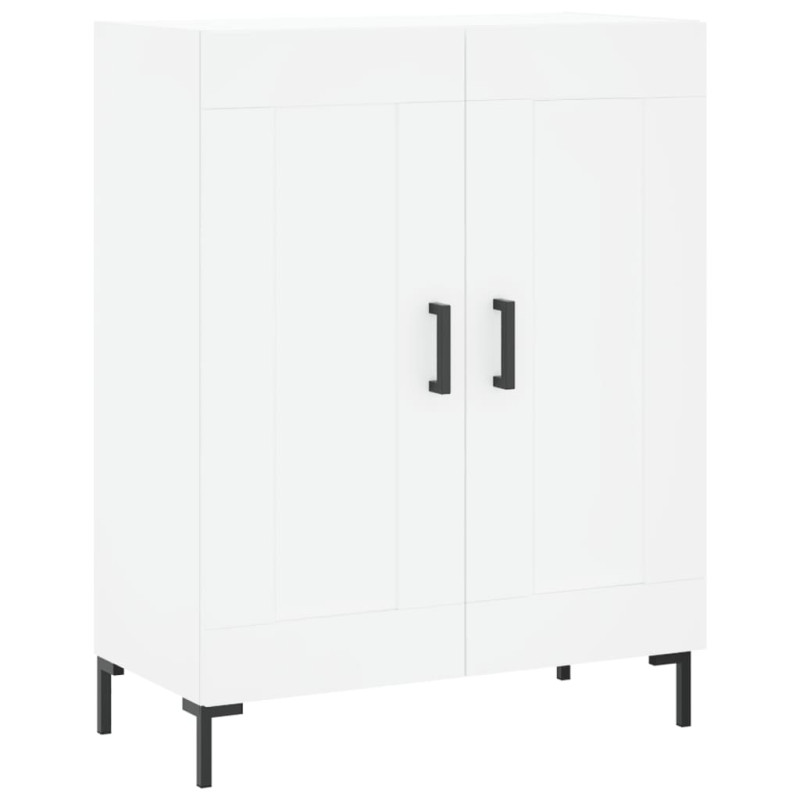Witrynka, biała, 69,5x34x180 cm, materiał drewnopochodny