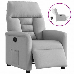 Elektryczny fotel rozkładany Cloud Grey Fabric