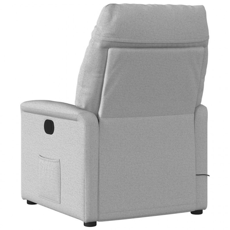 Elektryczny fotel rozkładany Cloud Grey Fabric