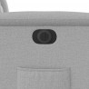 Elektryczny fotel rozkładany Cloud Grey Fabric