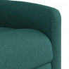 Podnoszony fotel masujący, elektryczny, rozkładany, zielony