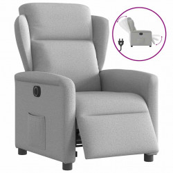 Elektryczny fotel rozkładany Cloud Grey Fabric