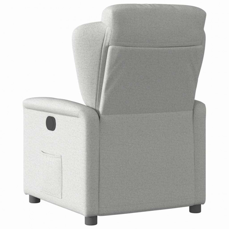 Elektryczny fotel rozkładany Cloud Grey Fabric