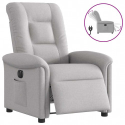 Elektryczny fotel rozkładany Cloud Grey Fabric