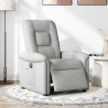 Elektryczny fotel rozkładany Cloud Grey Fabric