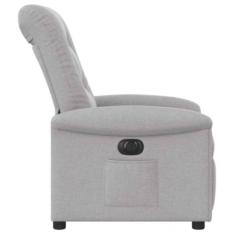 Elektryczny fotel rozkładany Cloud Grey Fabric