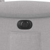 Elektryczny fotel rozkładany Cloud Grey Fabric