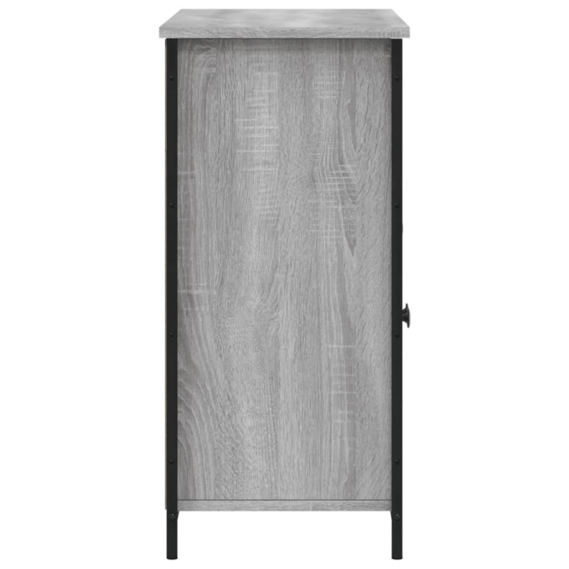 Szafka, szary dąb sonoma, 100x35x75 cm, materiał drewnopochodny