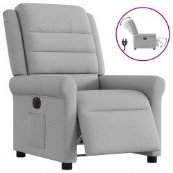 Elektryczny fotel rozkładany Cloud Grey Fabric