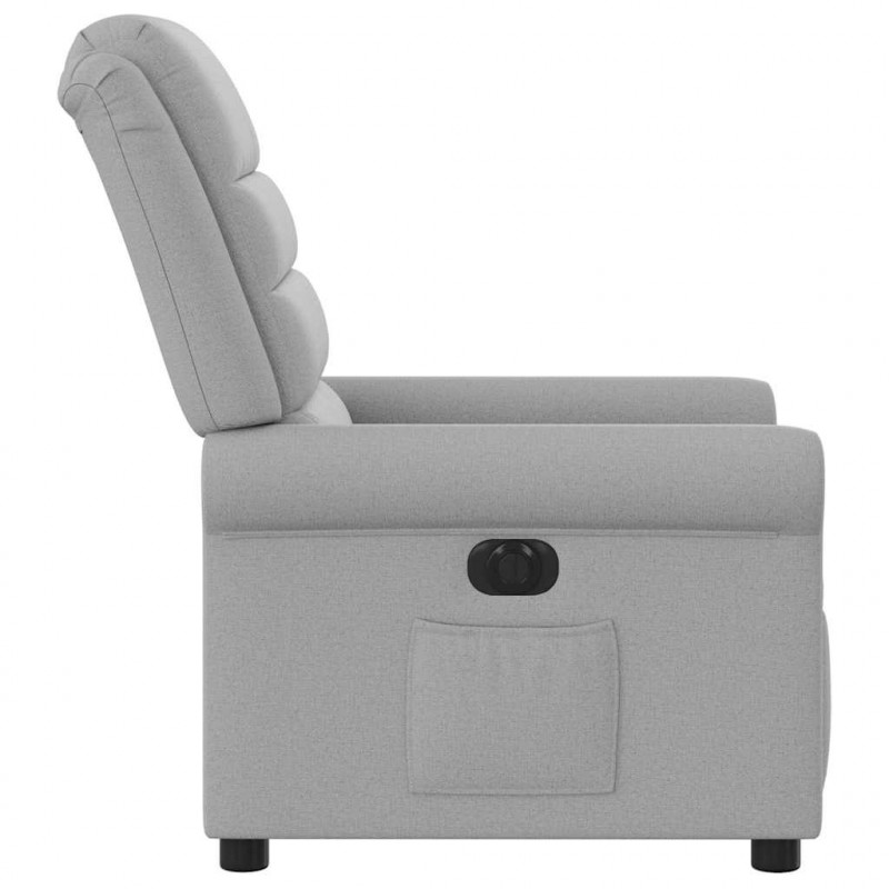 Elektryczny fotel rozkładany Cloud Grey Fabric