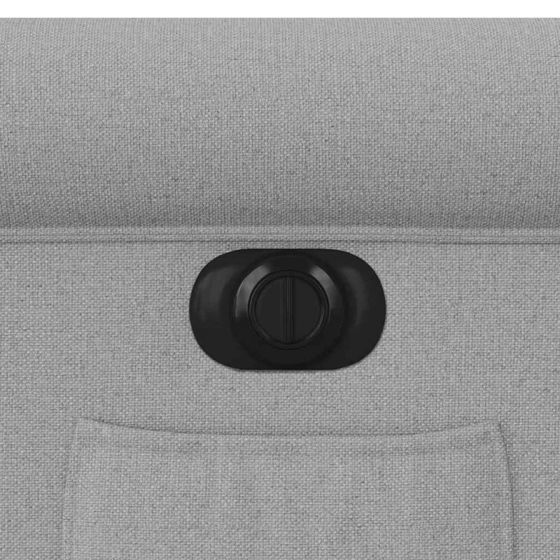 Elektryczny fotel rozkładany Cloud Grey Fabric