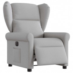 Elektryczny fotel rozkładany Cloud Grey Fabric