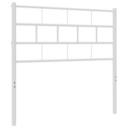 Metalowe wezgłowie, białe, 80 cm