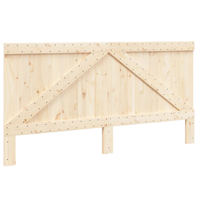 Wezgłowie łóżka, 200x104 cm, lite drewno sosnowe