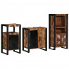 Zestaw mebli łazienkowych 3 pcs Lite Drewno Recyklingowe