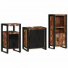 Zestaw mebli łazienkowych 3 pcs Lite Drewno Recyklingowe