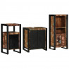 Zestaw mebli łazienkowych 3 pcs Lite Drewno Recyklingowe