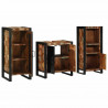 Zestaw mebli łazienkowych 3 pcs Lite Drewno Recyklingowe