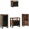 Zestaw mebli łazienkowych 4 pcs Lite Drewno Recyklingowe