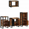 Zestaw mebli łazienkowych 4 pcs Lite Drewno Recyklingowe
