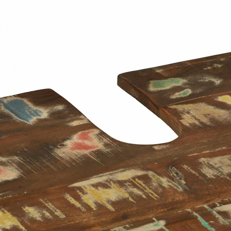 Zestaw mebli łazienkowych 4 pcs Lite Drewno Recyklingowe