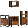 Zestaw mebli łazienkowych 4 pcs Lite Drewno Recyklingowe