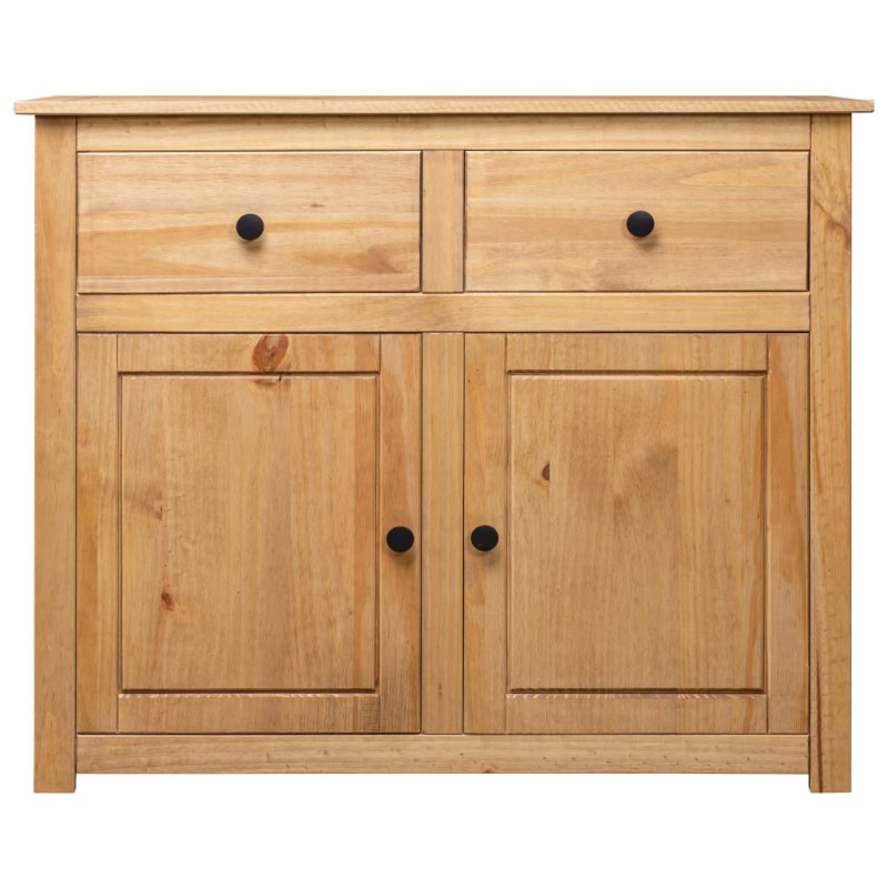 Szafka, 93x40x80 cm, lite drewno sosnowe, seria Panama