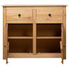 Szafka, 93x40x80 cm, lite drewno sosnowe, seria Panama