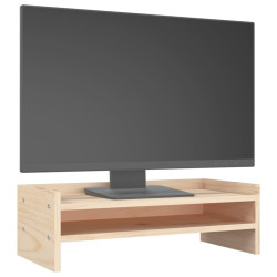 Podstawka na monitor, 50x24x16 cm, lite drewno sosnowe