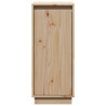 Szafki, 2 szt., 31,5 x 34 x 75 cm, lite drewno sosnowe