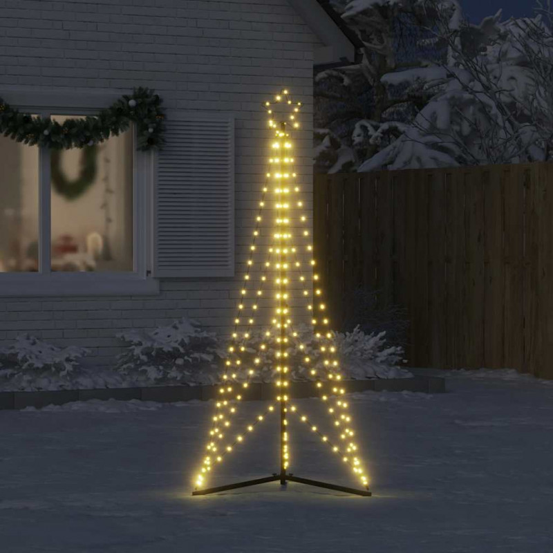 Choinka LED 363 diody LED Ciepła biel 182 cm