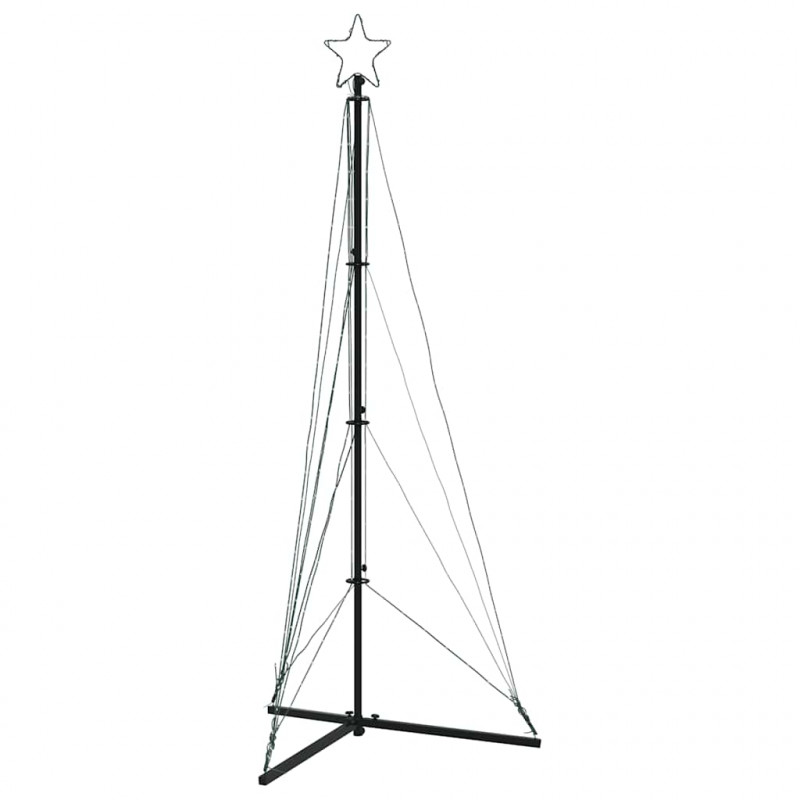 Choinka LED 363 diody LED Ciepła biel 182 cm