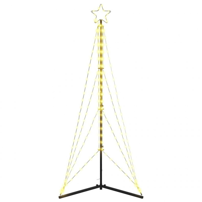 Choinka LED 363 diody LED Ciepła biel 182 cm