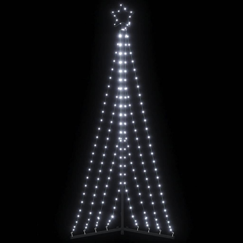 Choinka LED 339 LED Zimna biel 182 cm