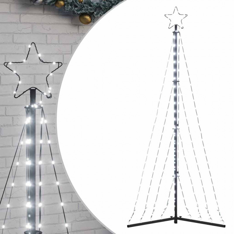 Choinka LED 339 LED Zimna biel 182 cm