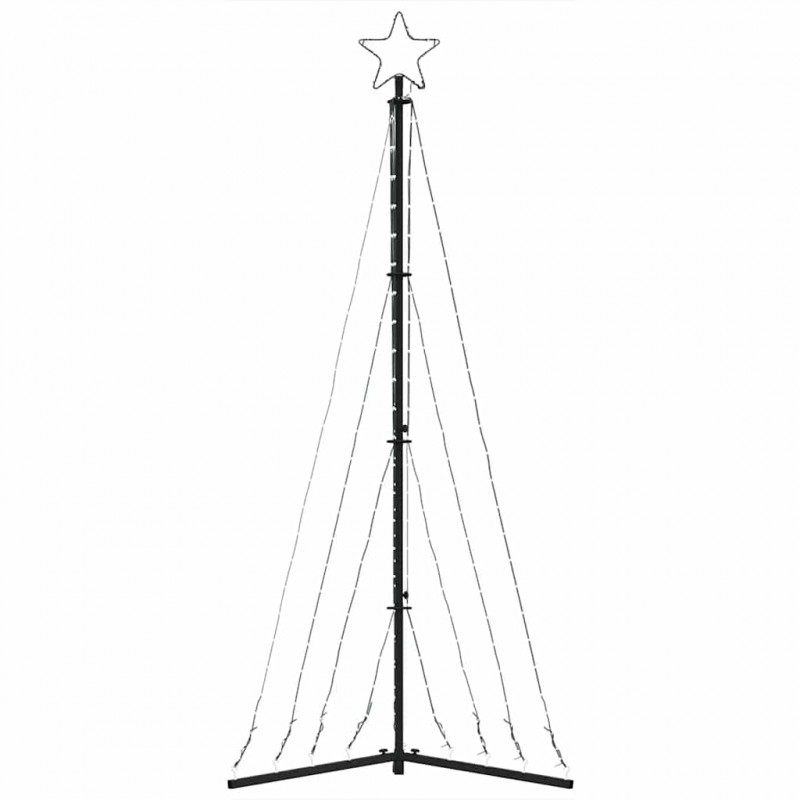 Choinka LED 339 LED Zimna biel 182 cm