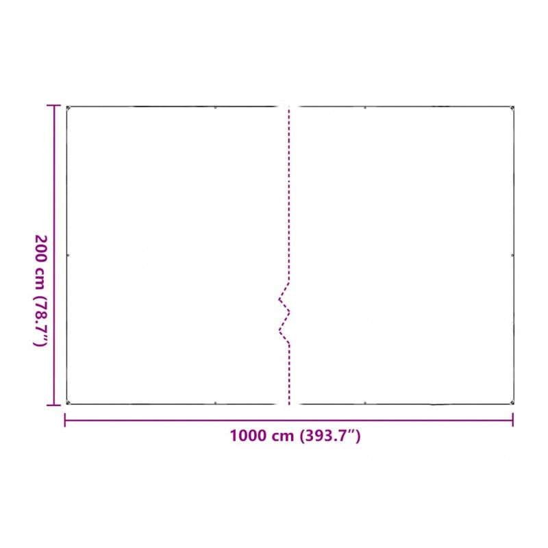 Osłona roślin z oczkami 2x10 m Polietylen