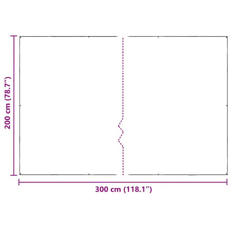 Osłona roślin z oczkami 2x3 m PVC