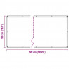 Osłona roślin z oczkami 2x5 m PVC