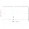 Osłona roślin z oczkami 2x6 m PVC